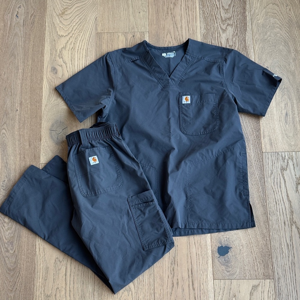 Carhartt Dark Blue Medical Scrub Set